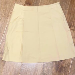 Lauren Size 4 pleated tan skirt